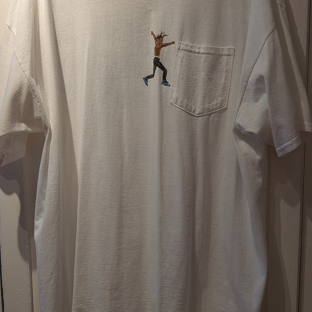 White Graphic Men's T-Shirt